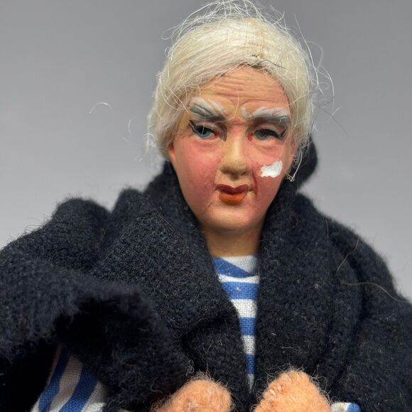 Jay of Dublin Collectors Character Doll Donegal Woman Handmade Ireland Tag 6.5" - Picture 11 of 11